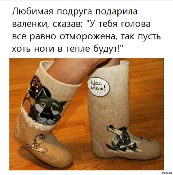 прикольные валенки