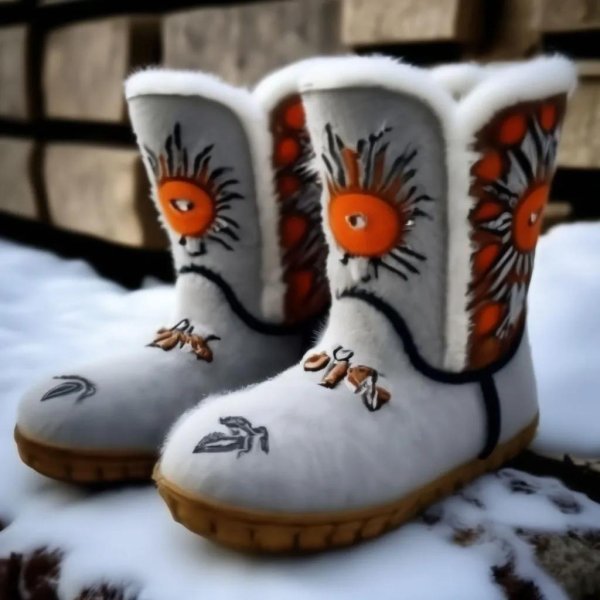 дизайнерские валенки