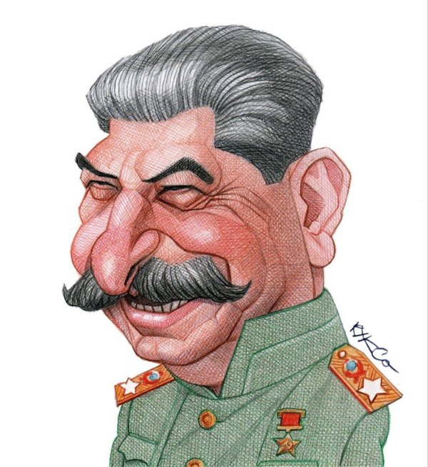 рисунок сталина