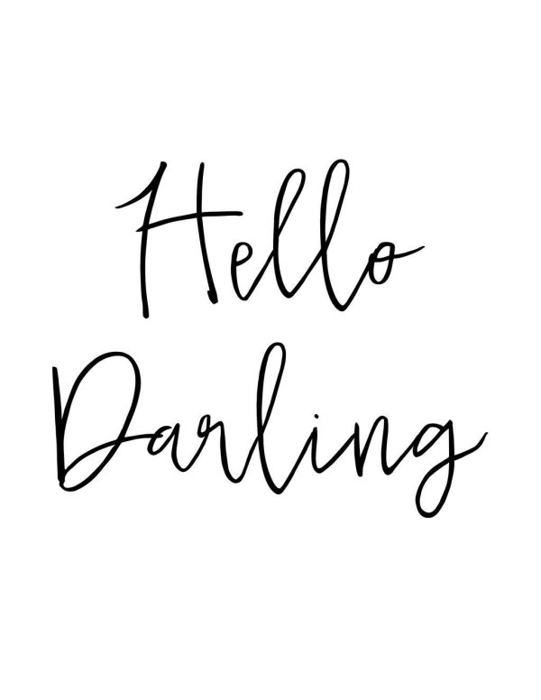 hello darling