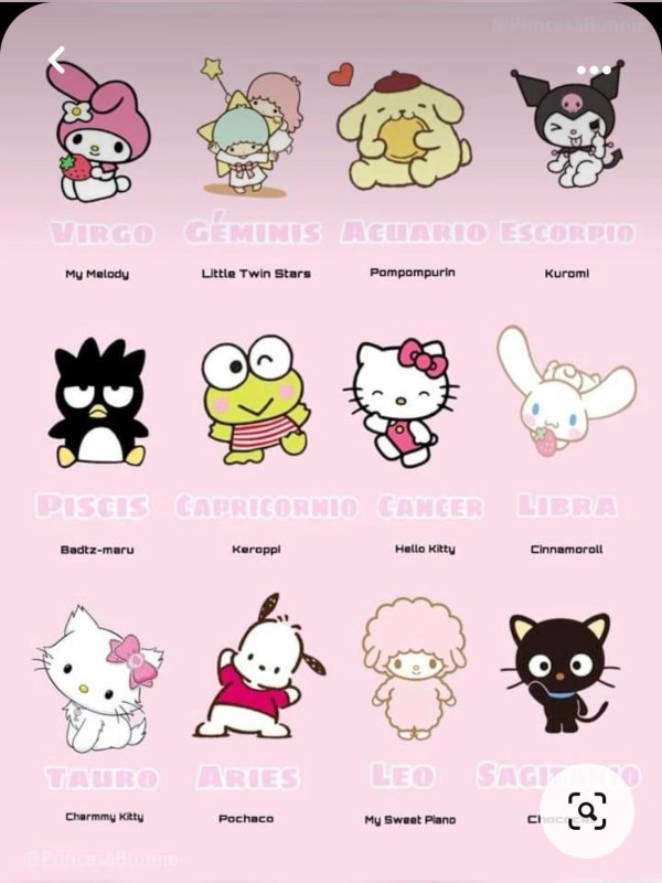 sanrio персонажи имена