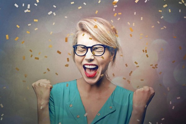 счастливая женщина