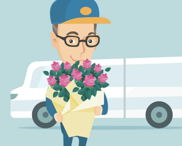 доставщик цветов