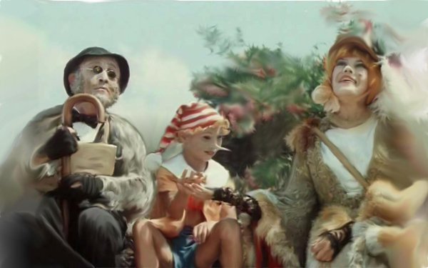 буратино кот базилио