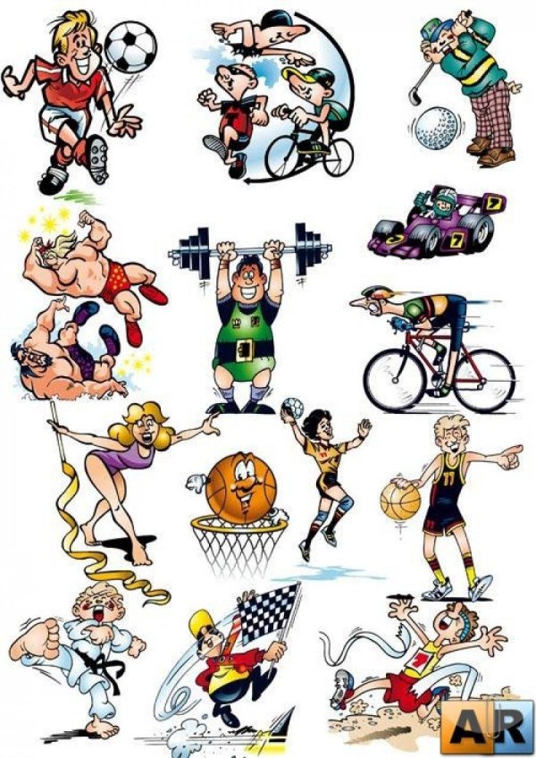 спортивный рисунок