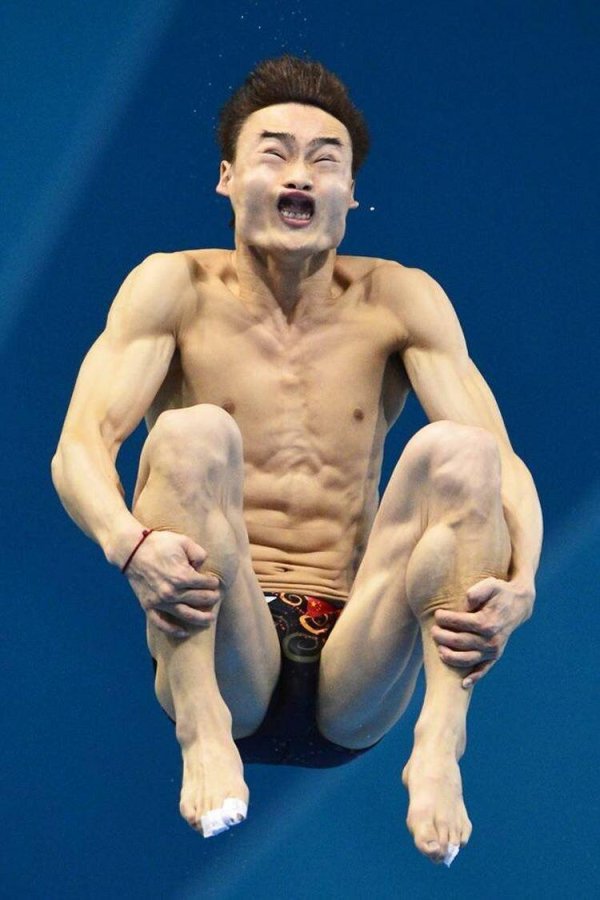 лицо спортсмена