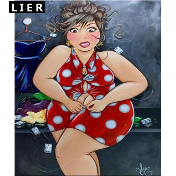 полные женщины арт