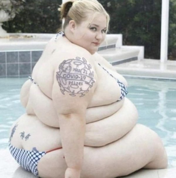 толстая девушка