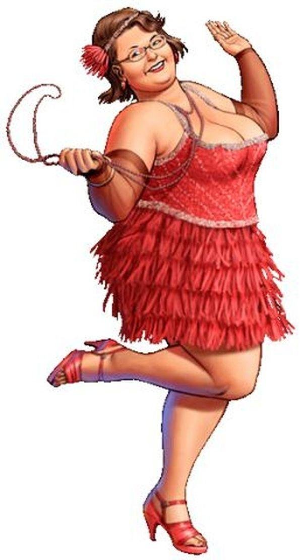 толстушки танцуют