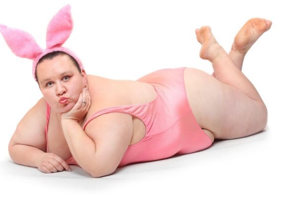 девушка жирная