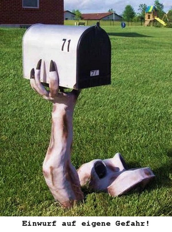 креативный почтовый ящик