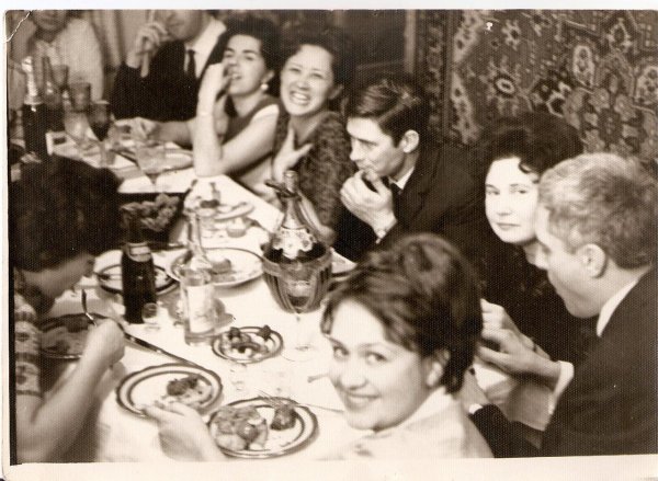 советский праздничный стол