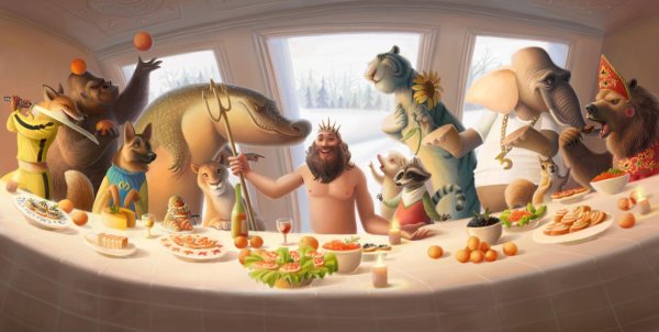 животные разные