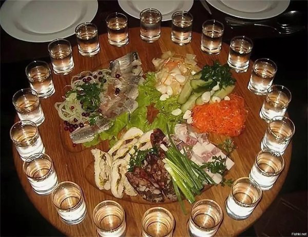 закуска под водку