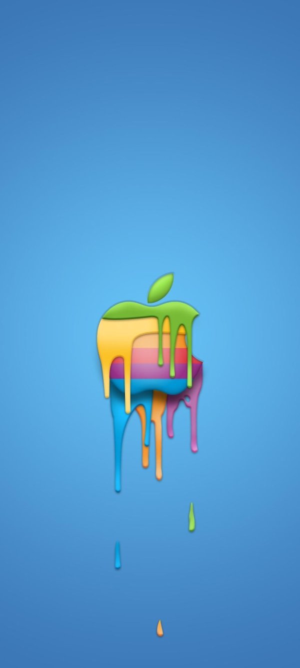 стекающая краска