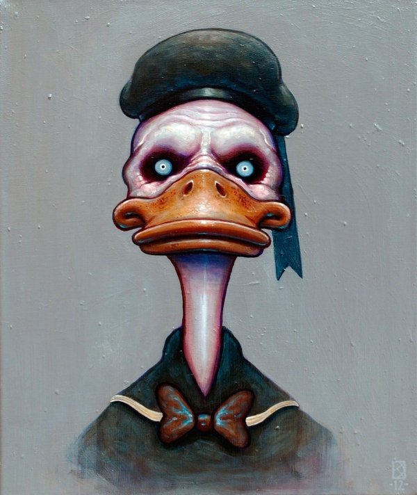 дональд дак арт