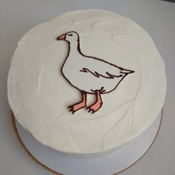 аист на торт
