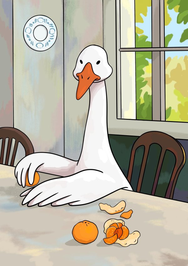 гуси мультяшные