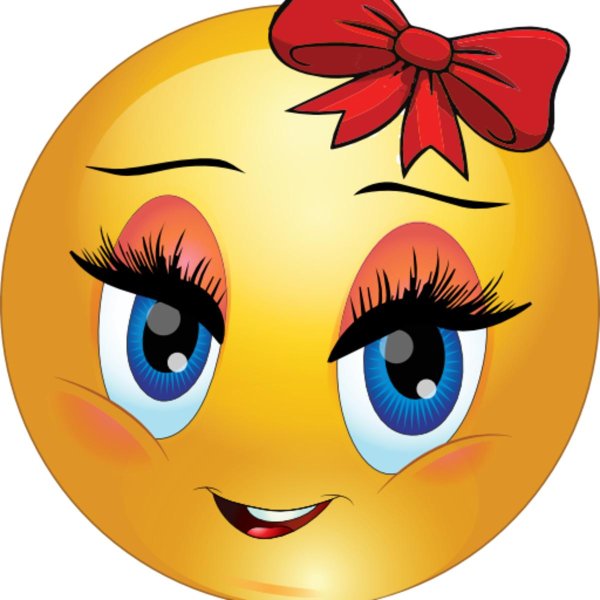 смайлик девочка