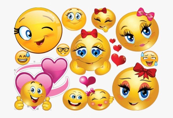 смайлы влюбленных