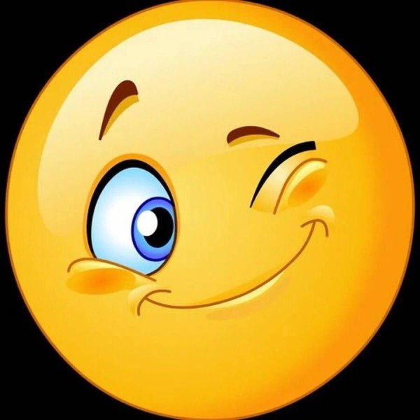 улыбается смайлик