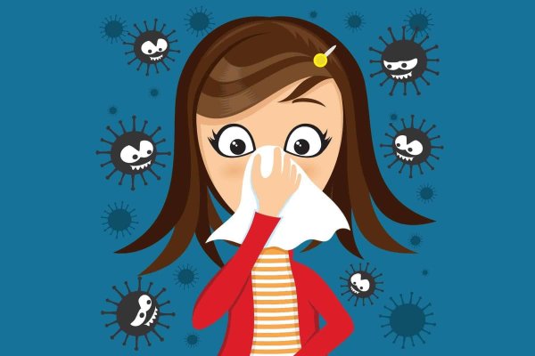 насморк иллюстрация