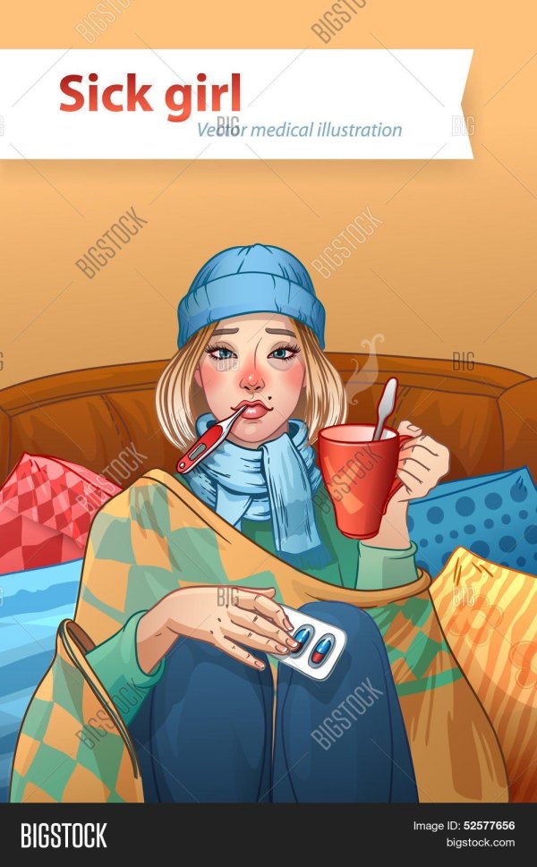 заболела простудой