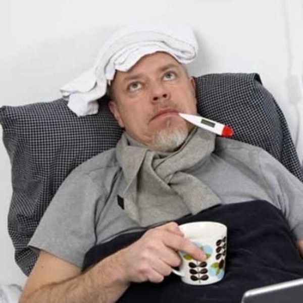 больной мужчина