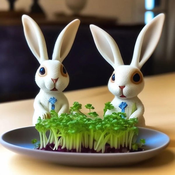 милые зайцы