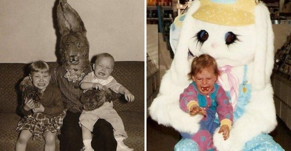 дети боятся кролика