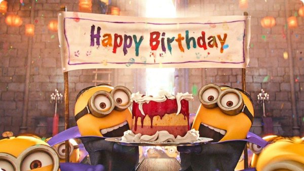 happy birthday minions