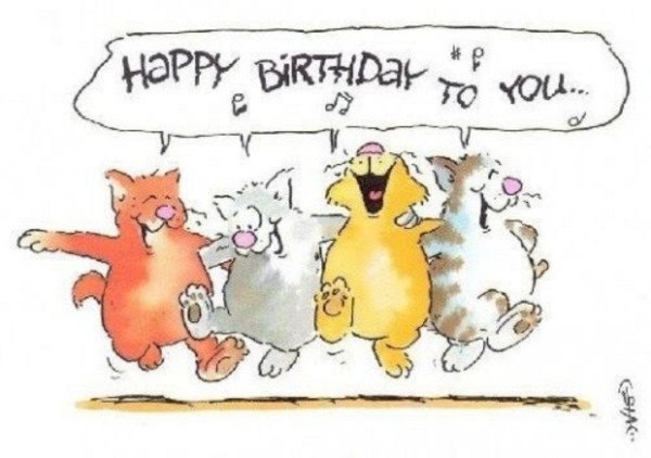смешной рисунок на день рождения