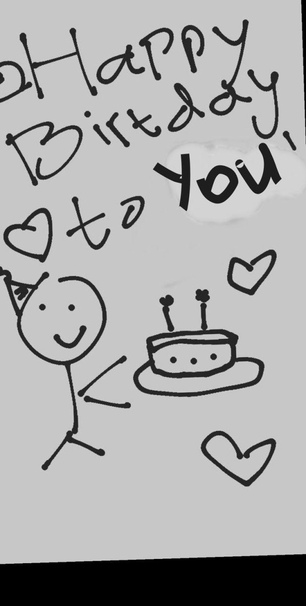 на день рождения рисунки