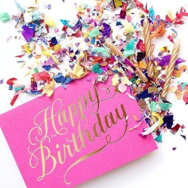 открытка ко дню рождению