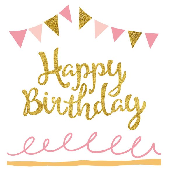 надпись хэппи бездей