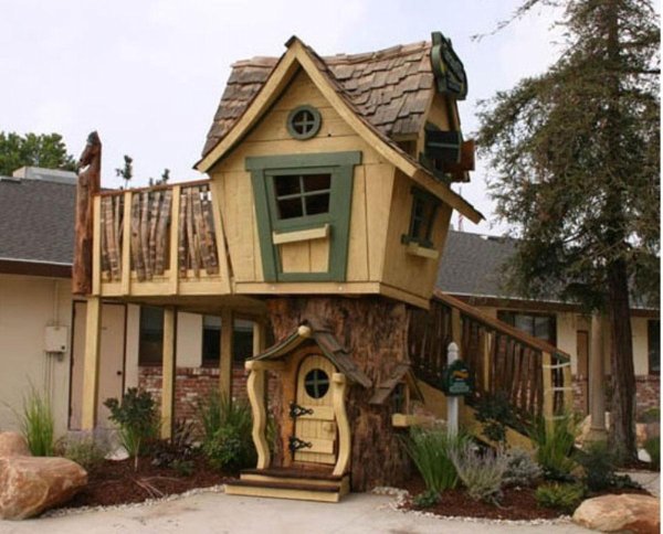 детские домики из дерева