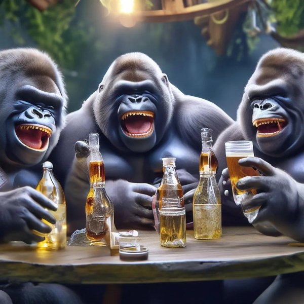 обезьяна горилла