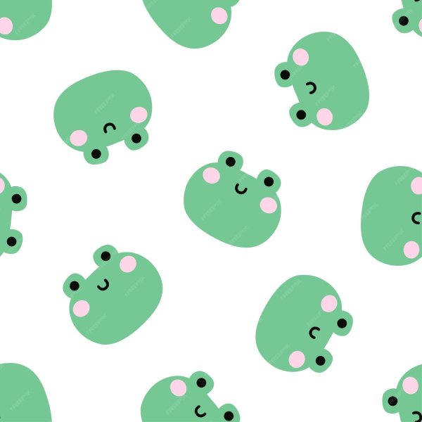 лягушки фон бесшовный