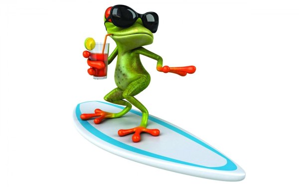 прикольный лягушонок