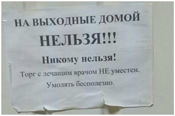 объявления смешные