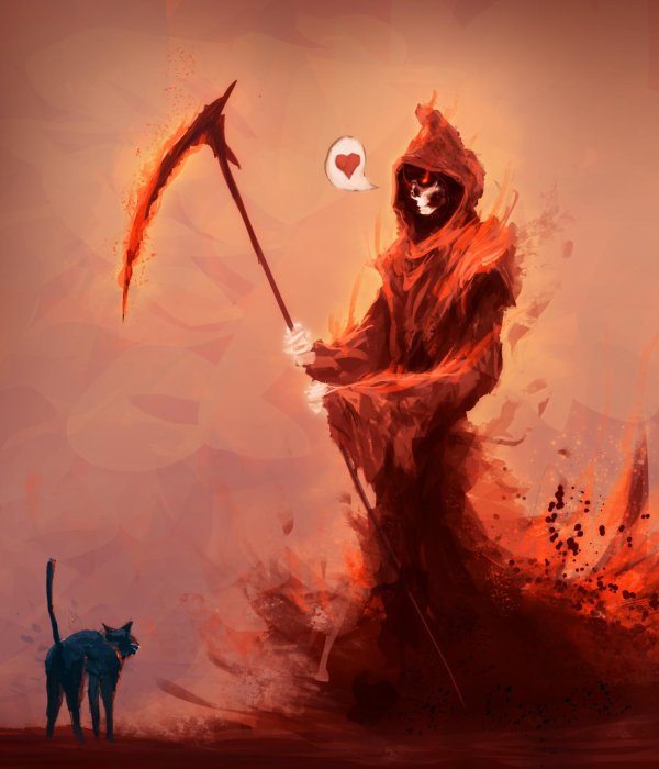 коса смерти арт