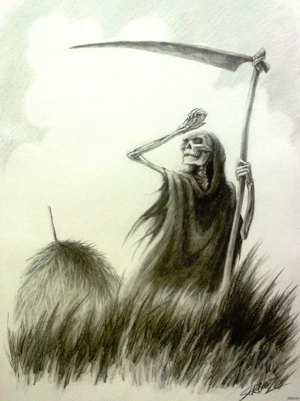 картины и рисунки смерти