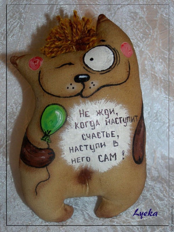 кофейные игрушки котики