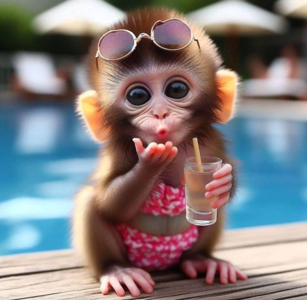 милые обезьянки