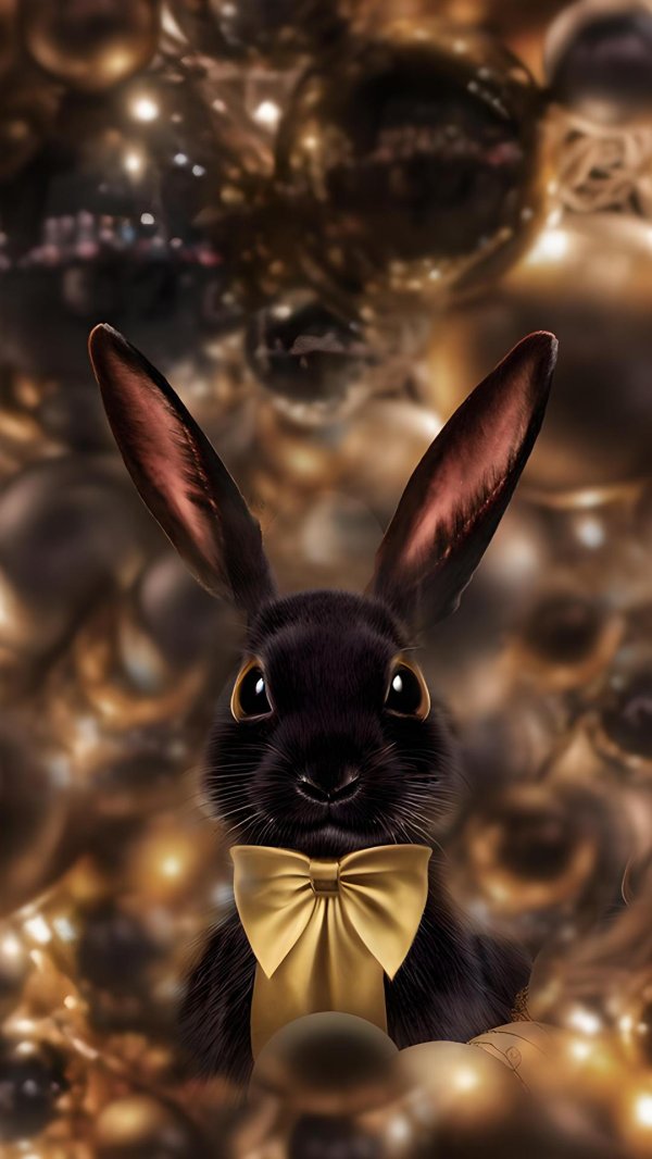 кролик новогодний