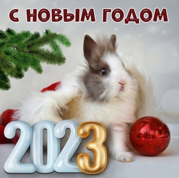 кролик новогодний