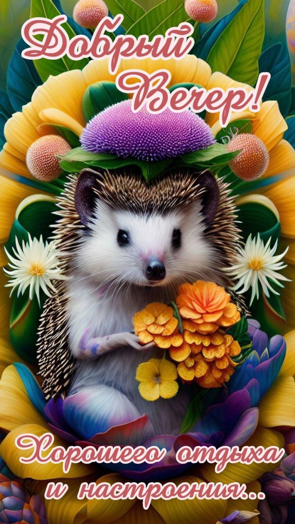 осенний ёжик