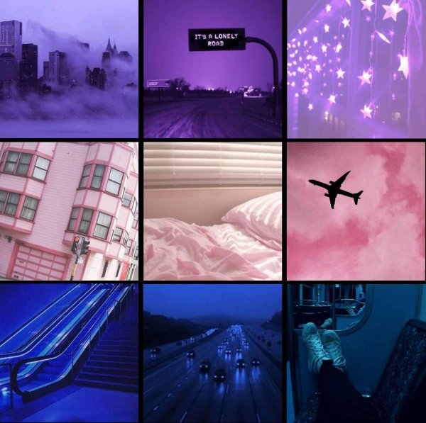 эстетика фиолетовая