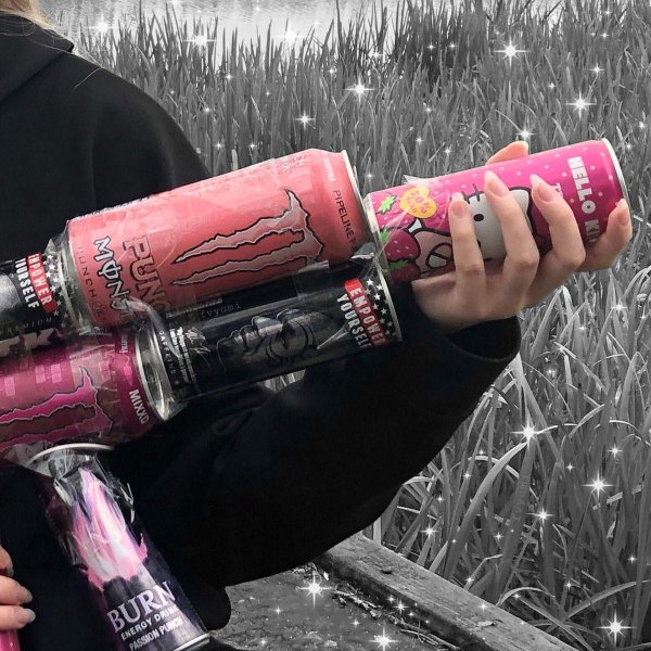 розовые энергетики