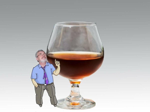 рюмка коньяка